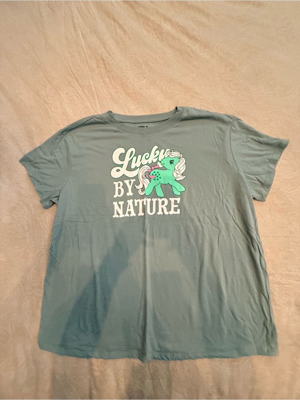 My Little Pony Seafoam Green and Pink Graphic Tee